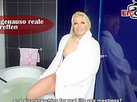 German Student teens real first time try lesbien sex at casting