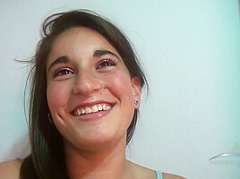 Roxane Is A Cute, Shy, And Curvy Brunette Blossom